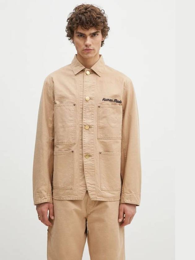 Washed Duck Coverall Jacket - HUMAN MADE - BALAAN 1