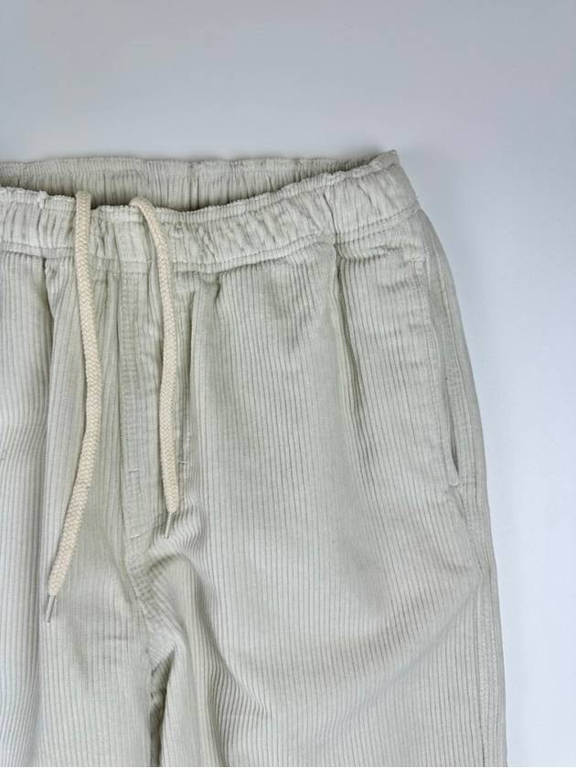 Wide Whale Cord Beach Corduroy Track Pants Bone - STUSSY - BALAAN 4