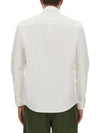 Fox Head Patch Button Down Long Sleeve Shirt White - MAISON KITSUNE - BALAAN 4