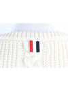 Cable three line crew neck knit 5 - THOM BROWNE - BALAAN 6