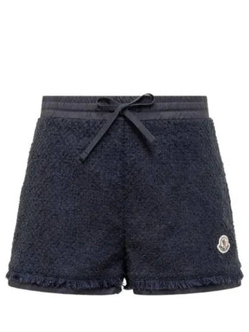 24 2B00007 597NZ 778 Patch Logo Cotton Shorts Pants - MONCLER - BALAAN 1