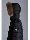 Men's Cluny Hooded Fur Short Padding Black - MONCLER - BALAAN 4