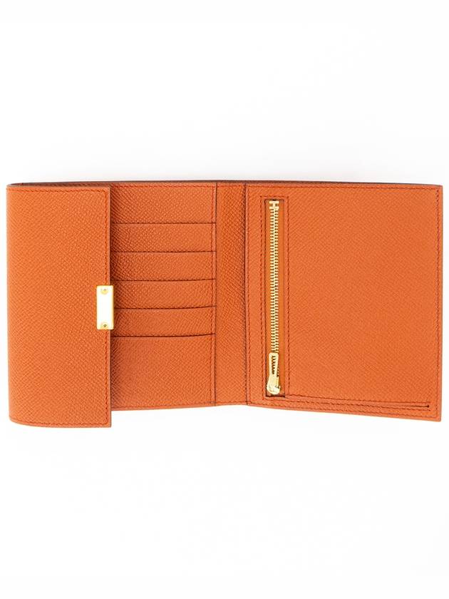 Click 12 Medium Wallet Orange H073508CK - HERMES - BALAAN 5