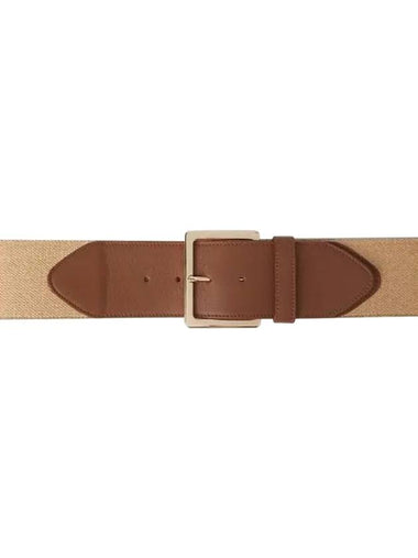 Women's Woven Belt Brown - MAX MARA - BALAAN 1