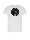 14BROS Men's Logo Printing Round White Short Sleeve 12679 A3062B16 001 - 14 / QUATORZE - BALAAN 2