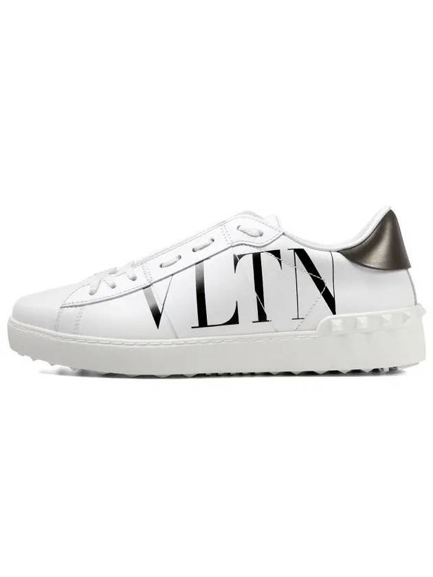 VLTN Logo Low Top Sneakers White - VALENTINO - BALAAN 3