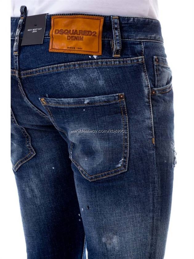 Men's Sexy Bootcut Jeans Blue - DSQUARED2 - BALAAN 6