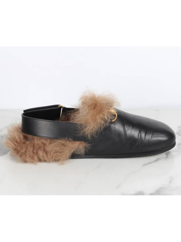 Men s Horsebit Fur Slippers 8 5 275 - GUCCI - BALAAN 8