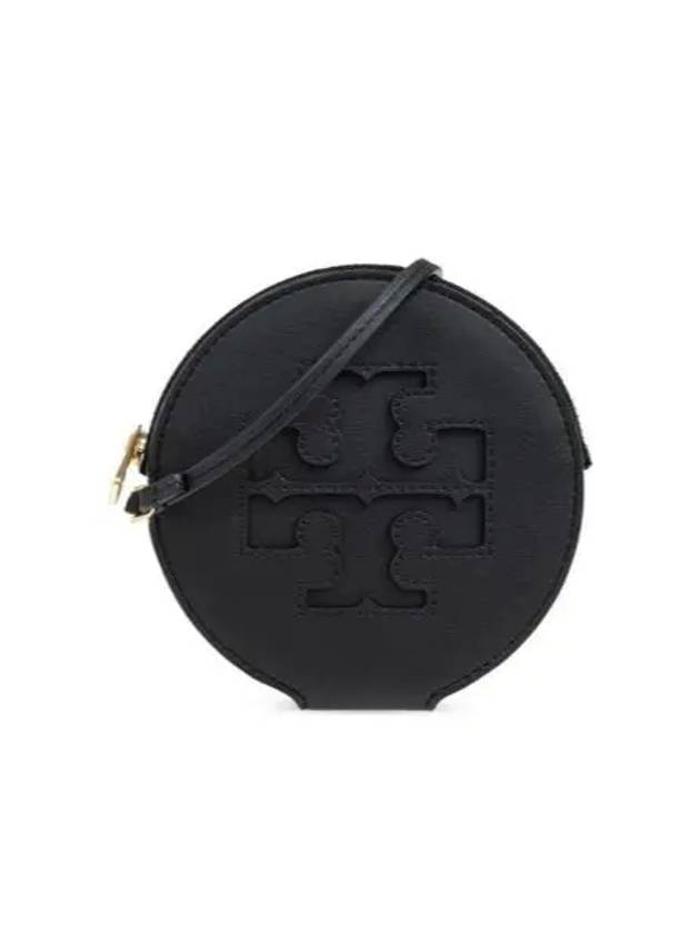 Ella Round Card Wallet Black - TORY BURCH - BALAAN 2