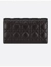 Caro Supple Cannage Calfskin Pouch Bag Black - DIOR - BALAAN 6