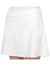 Women's Effortless A-Line Skirt White - G/FORE - BALAAN 9