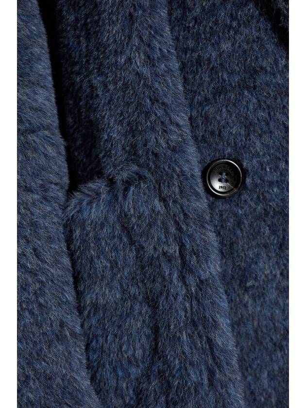 Women's Ted Girl Shearling Coat Blue - MAX MARA - BALAAN 6