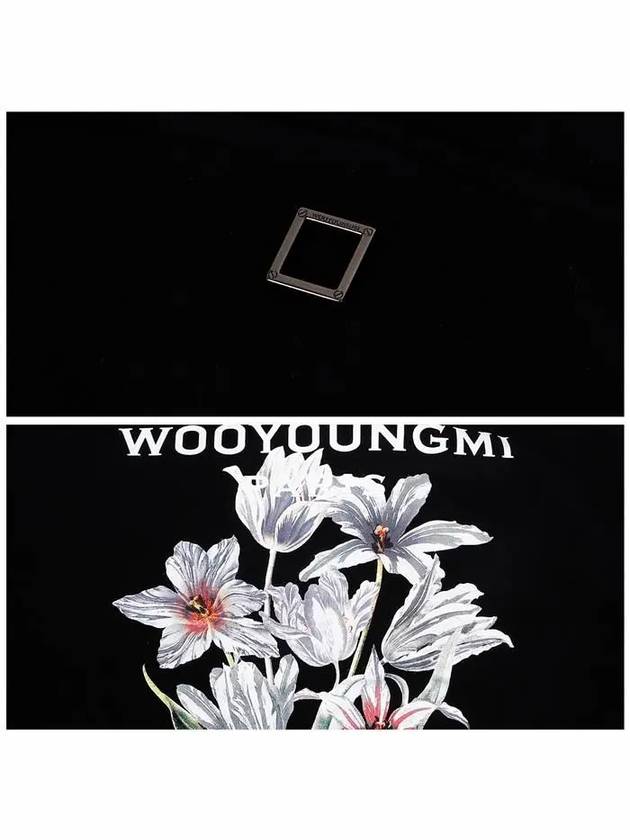 W241TS36 736B Flower Back Logo Hood - WOOYOUNGMI - BALAAN 7