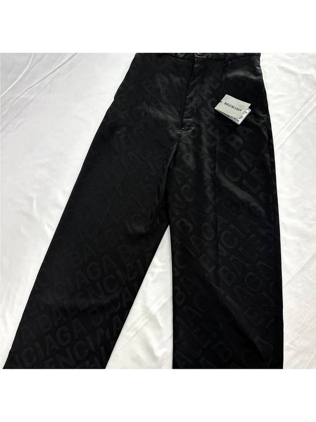 XXS Men s Over Jacquard Monogram Logo Baggy Slacks Pants - BALENCIAGA - BALAAN 7