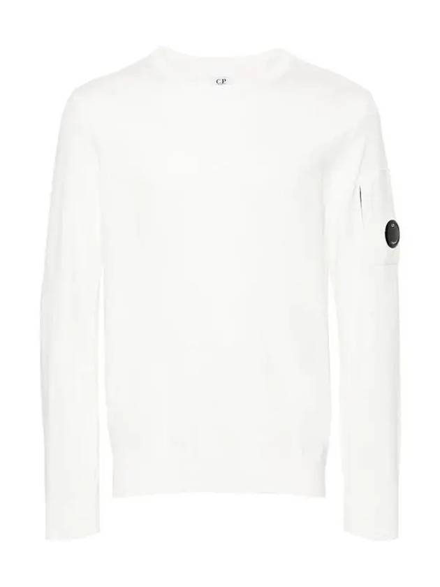 Cotton Crepe Knit Top White - CP COMPANY - BALAAN 2