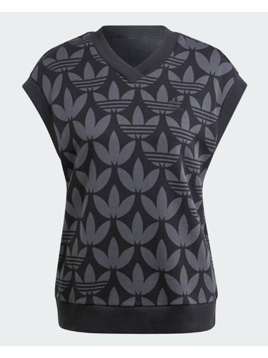 adidas monogram vest black II3178 - ADIDAS - BALAAN 1