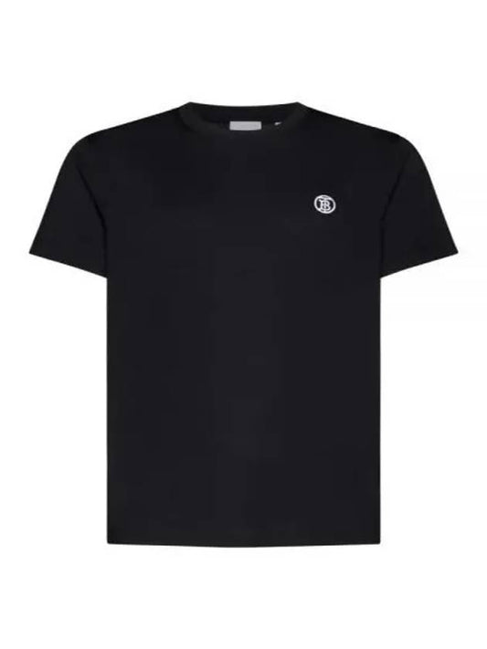 Parker Short Sleeve T-Shirt Black - BURBERRY - BALAAN 2