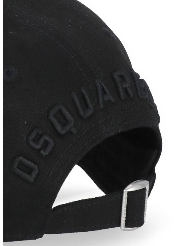 Logo Base Ball Cap Black - DSQUARED2 - BALAAN 6