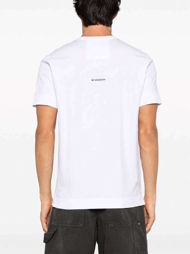 4G Logo Cotton Short Sleeve T-shirt White - GIVENCHY - BALAAN 6