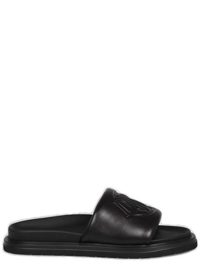 Aqua Quilted Smooth Calfskin Sandal Black - DIOR - BALAAN 2