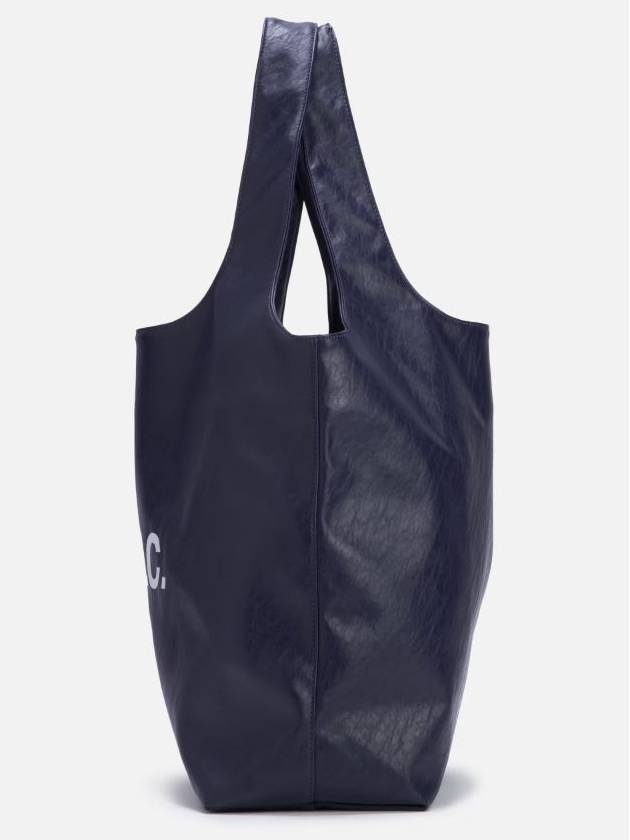 Ninon logo print tote bag navy - A.P.C. - BALAAN 3