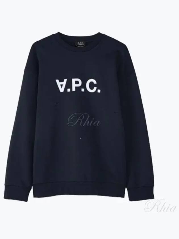 Eliot Logo Sweatshirt Navy - A.P.C. - BALAAN 2