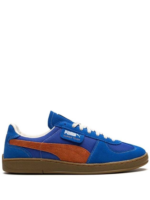 Super Team Handy Low Top Sneakers Blue Orange - PUMA - BALAAN 1