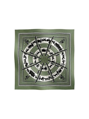 Paris Qui Roule Silk Scarf Versoju - HERMES - BALAAN 1