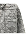 Cannage Technical Fabric Overshirt Jacket Grey - DIOR - BALAAN 6