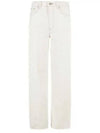 Clinteau Wide Jeans Ecru - A.P.C. - BALAAN 1