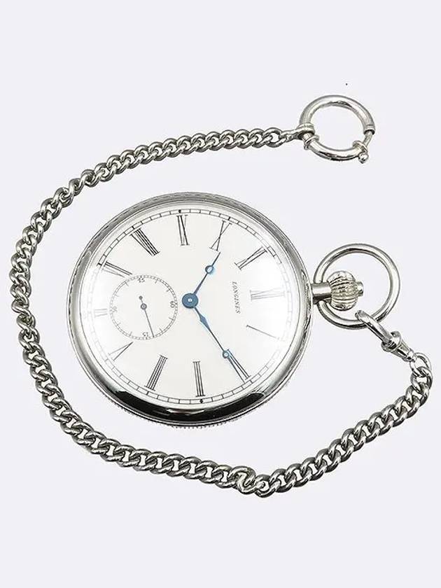 L7 022 4 11 1 180th Anniversary Heritage Steel Pocket Watch - LONGINES - BALAAN 3