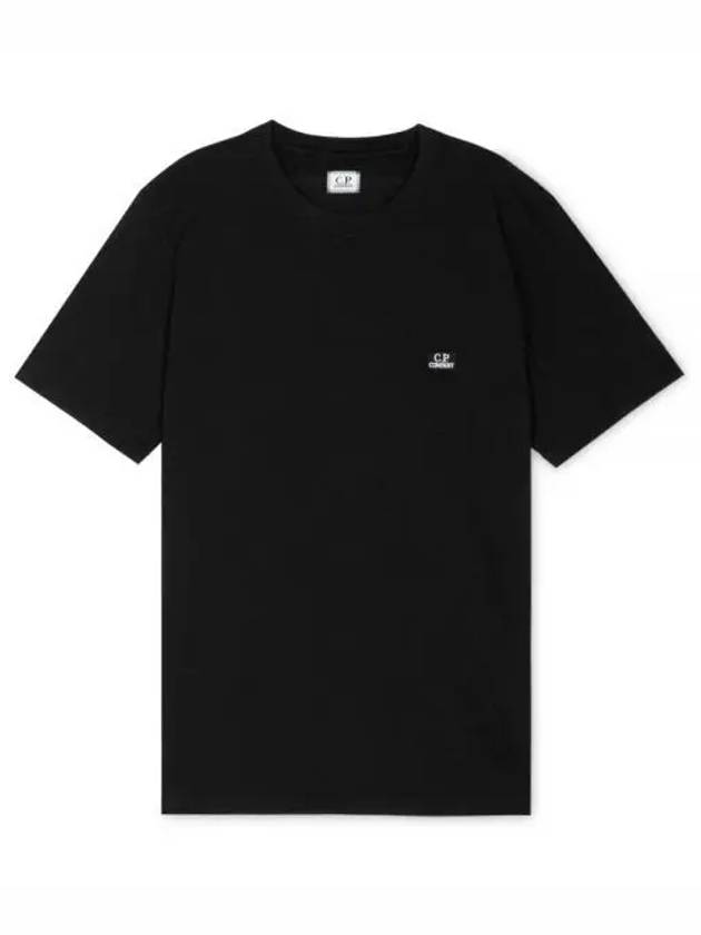 30/1 Jersey Logo Short Sleeve T-Shirt Black - CP COMPANY - BALAAN 2