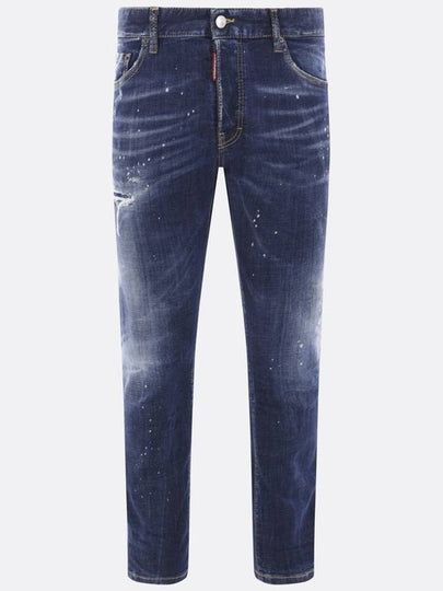 Skater Denim Jeans Dark Blue - DSQUARED2 - BALAAN 2