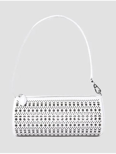 Tube Small Calfskin Shoulder Bag White - ALAIA - BALAAN 2