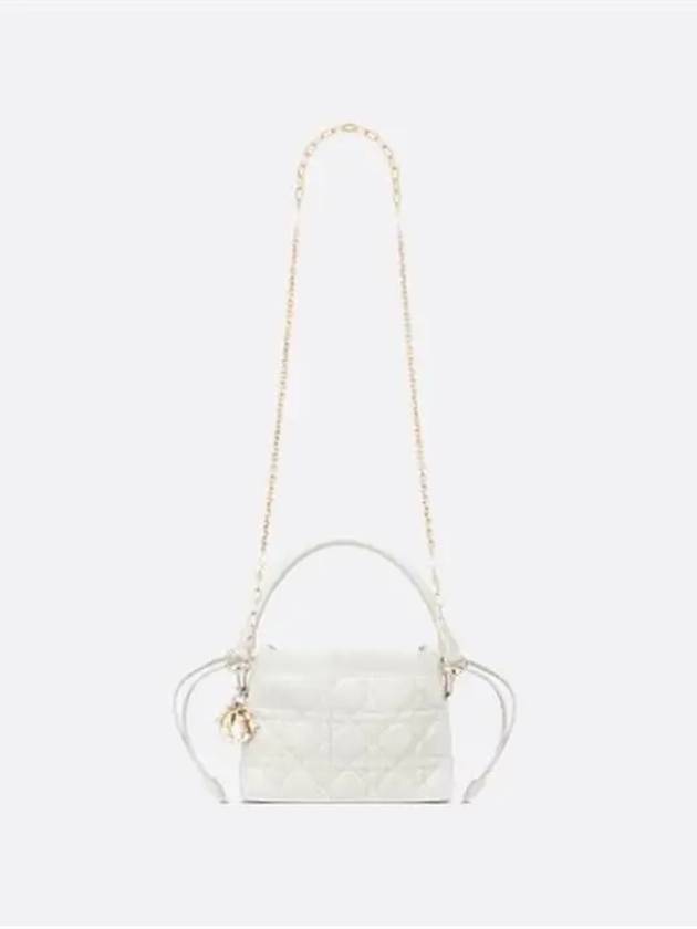 Lady Dior Milly Mini Tote Bag Pastel Latte - DIOR - BALAAN 5