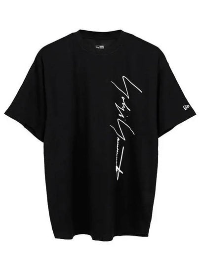 Logo Print Short Sleeve T-Shirt Black - YOHJI YAMAMOTO - BALAAN 2