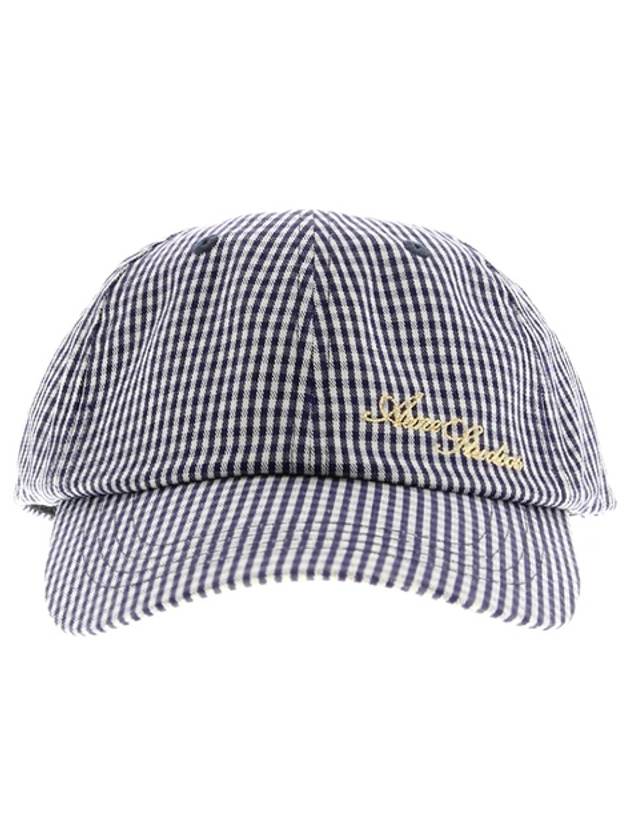 Check Baseball Ball Cap Navy - ACNE STUDIOS - BALAAN 2