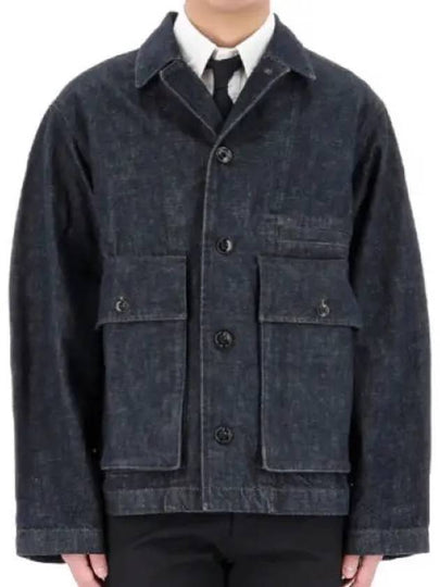 Boxy Denim Jacket Indigo - LEMAIRE - BALAAN 2