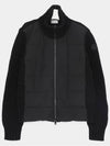 patch logo padded wool mix hooded women s jacket 9B00043 M4281 999 - MONCLER - BALAAN 2