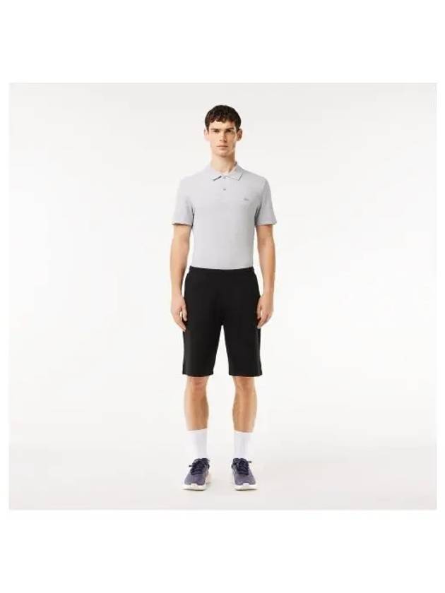 Men s Double Face Shorts Black - LACOSTE - BALAAN 1