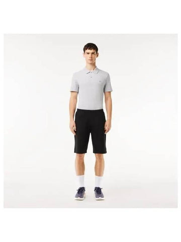 Men s Double Face Shorts Black - LACOSTE - BALAAN 1