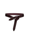 Isabel Marant Lecce Belt Dark Burgundy - ISABEL MARANT - BALAAN 2