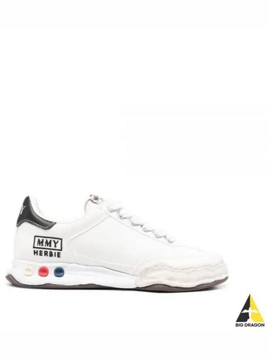 A09FW704 white Herbie OG sole canvas sneakers - MIHARA YASUHIRO - BALAAN 1