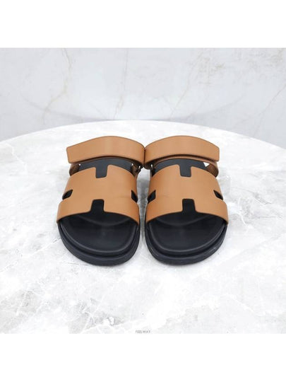 Lux You 43 Chypre sandal slippers gold - HERMES - BALAAN 2