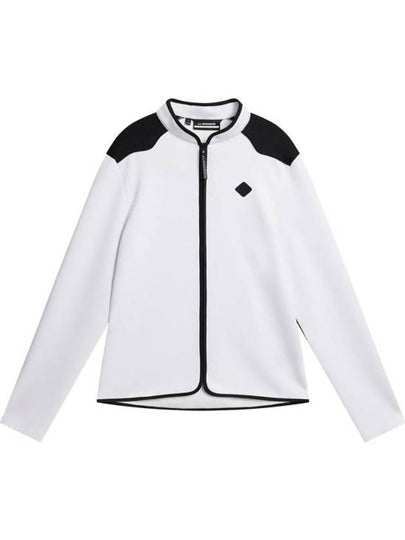 Hayden Mid Layer Zip-Up Jacket White - J.LINDEBERG - BALAAN 2