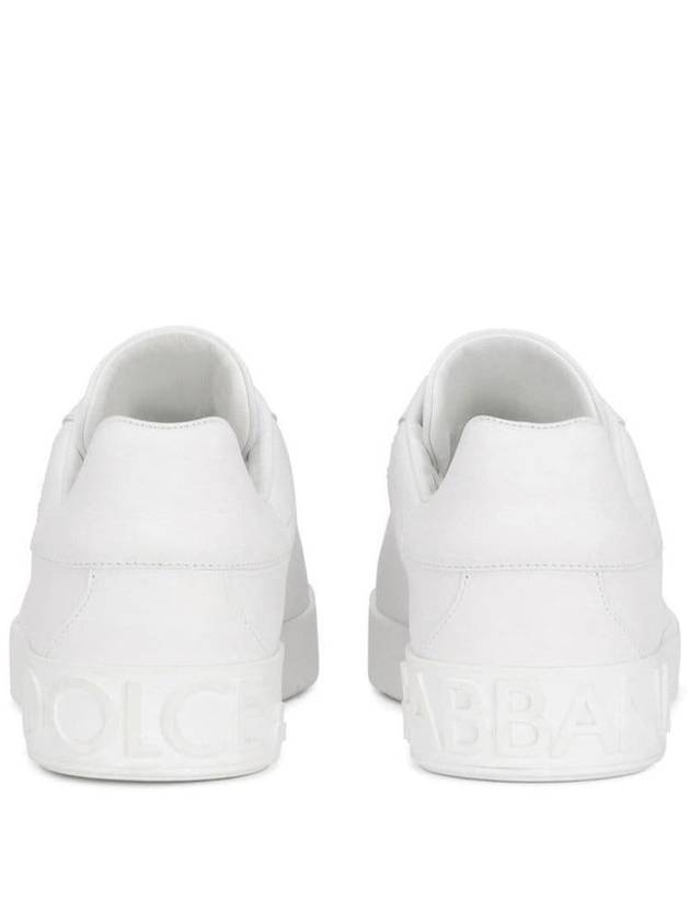 Portofino Calfskin Low Top Sneakers White - DOLCE&GABBANA - BALAAN 4