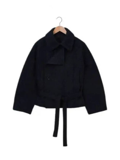 Coat CO1083LF504 BK999 Black - LEMAIRE - BALAAN 2