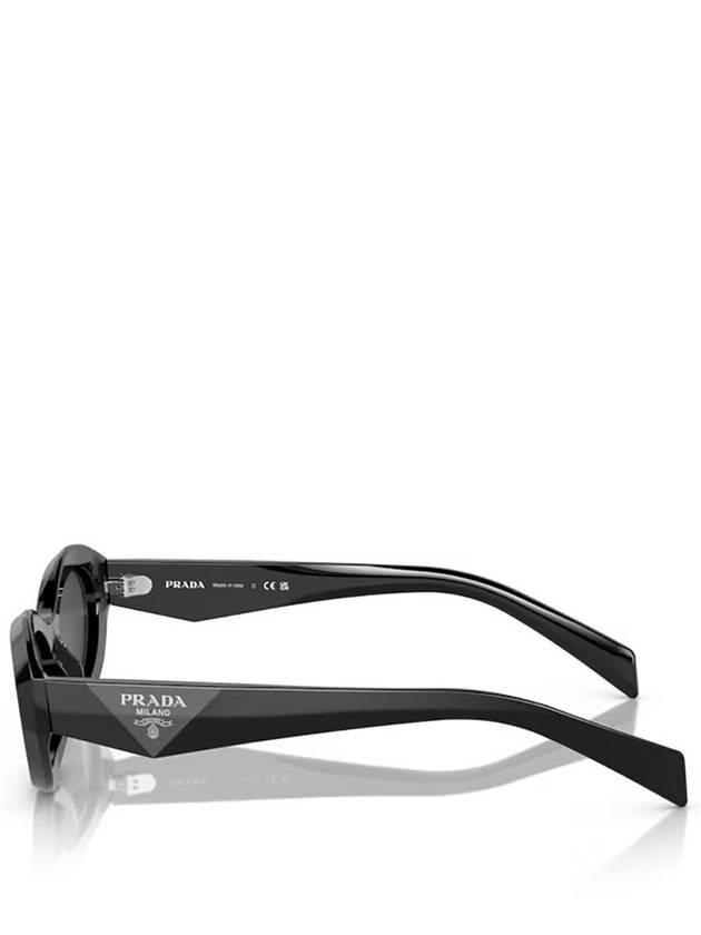 Eyewear Oval Frame Sunglasses Black - PRADA - BALAAN 4