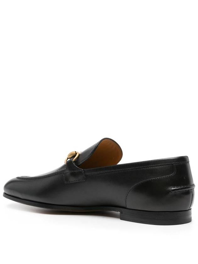 Jordaan Leather Loafers Black - GUCCI - BALAAN 4