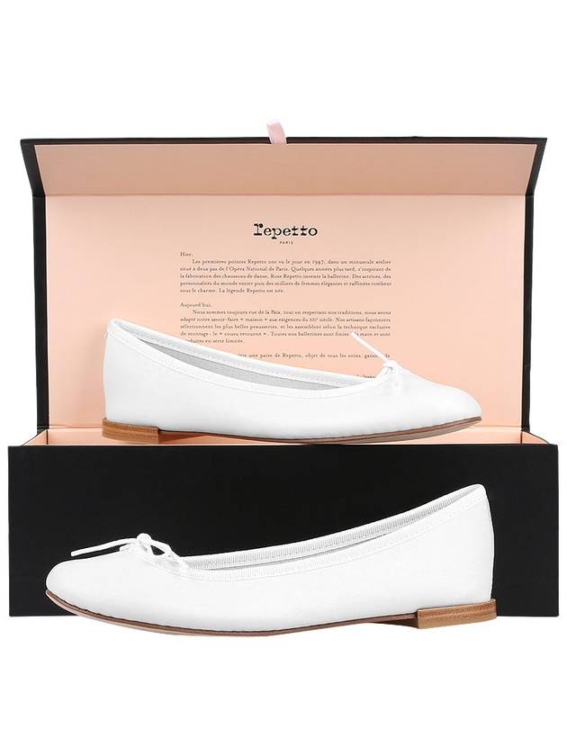 Women's Cendrillon Ballerina White - REPETTO - BALAAN 10